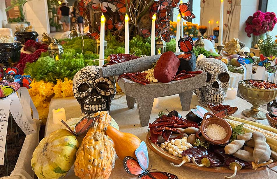 Altar Día de Muertos Unico Hotel Riviera Maya